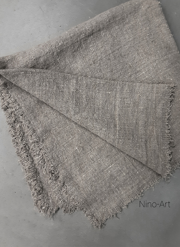 Soft shabby linnen bedloper